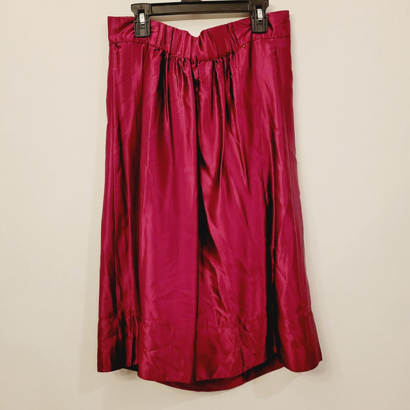 French Connection Silk Maroon Sleeveless Dress Size 2 - Picture 4 of 5